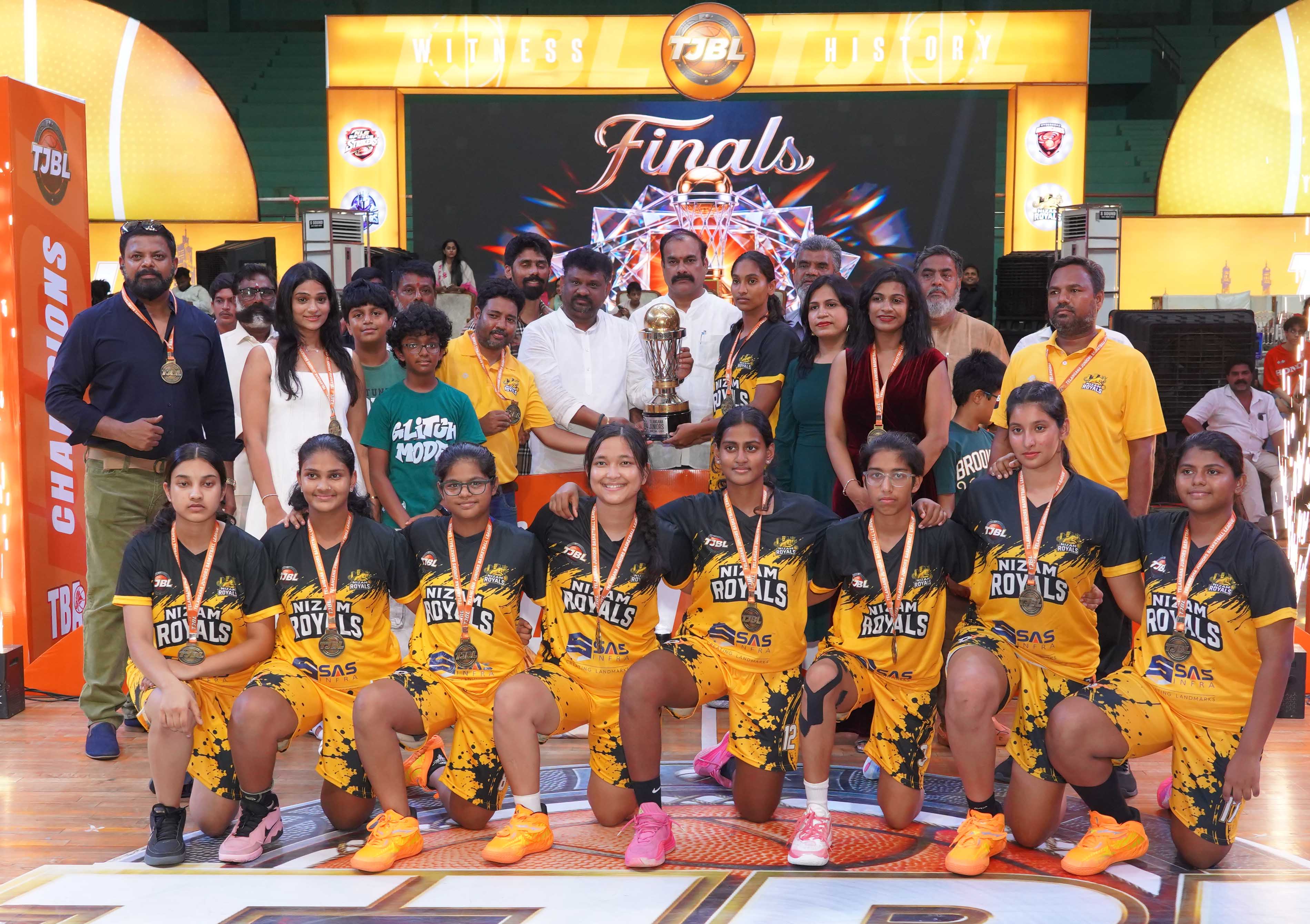 Telangana Junior Basketball League concludes on a high note; Four Champions crowned in historic inaugural edition